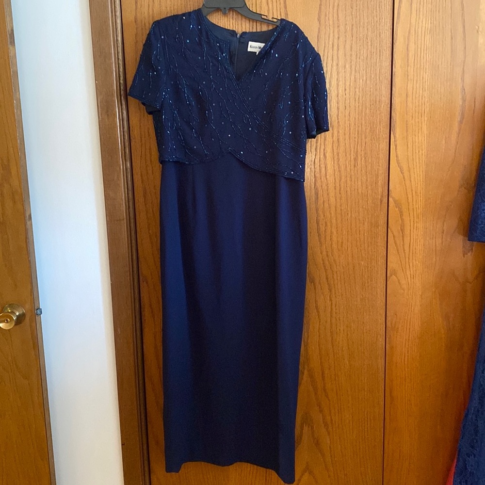 Navy womens gown